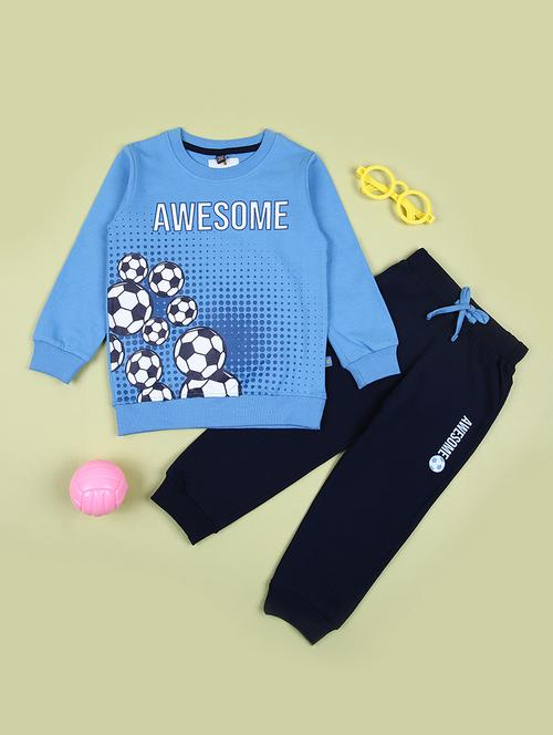 boys printed full length twin set - 21523027 -  Standard Image - 0