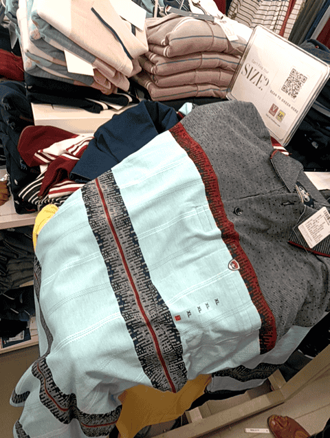 assorted jacquard tshirt - 21523049 - Standard Image - 0