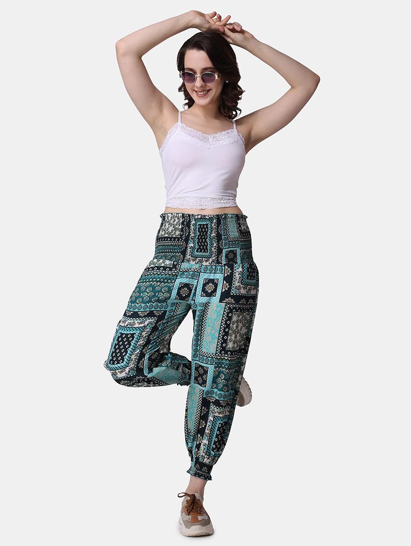 women printed relaxed fit jogger - 21523425 - Standard Image - 5