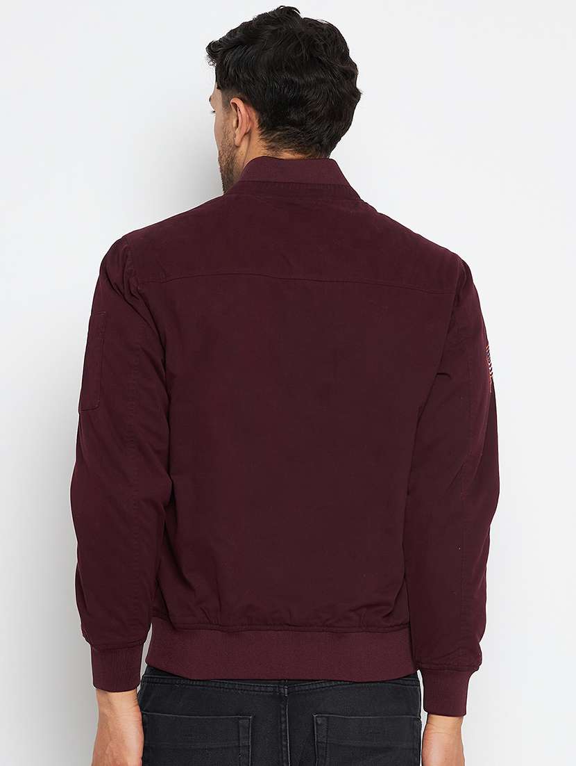 men long sleeve solid casual jacket - 21523597 -  Standard Image - 3