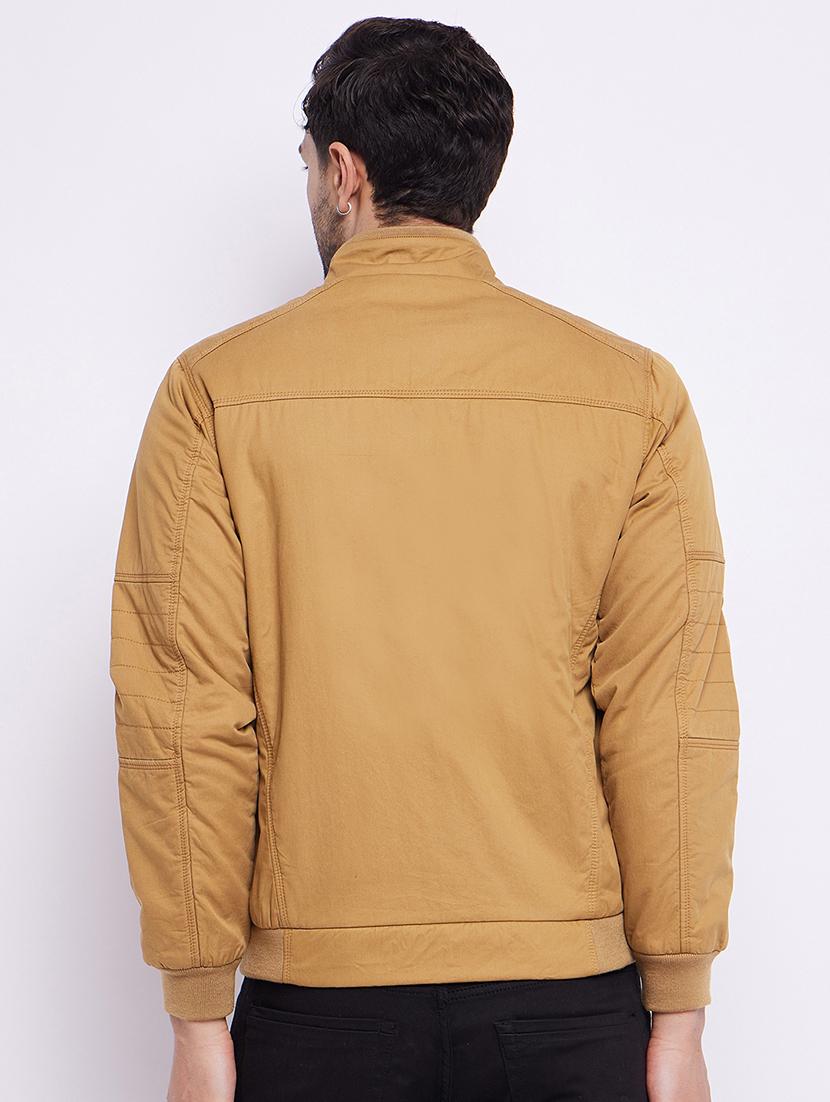 men long sleeve solid casual jacket - 21523603 - Standard Image - 3