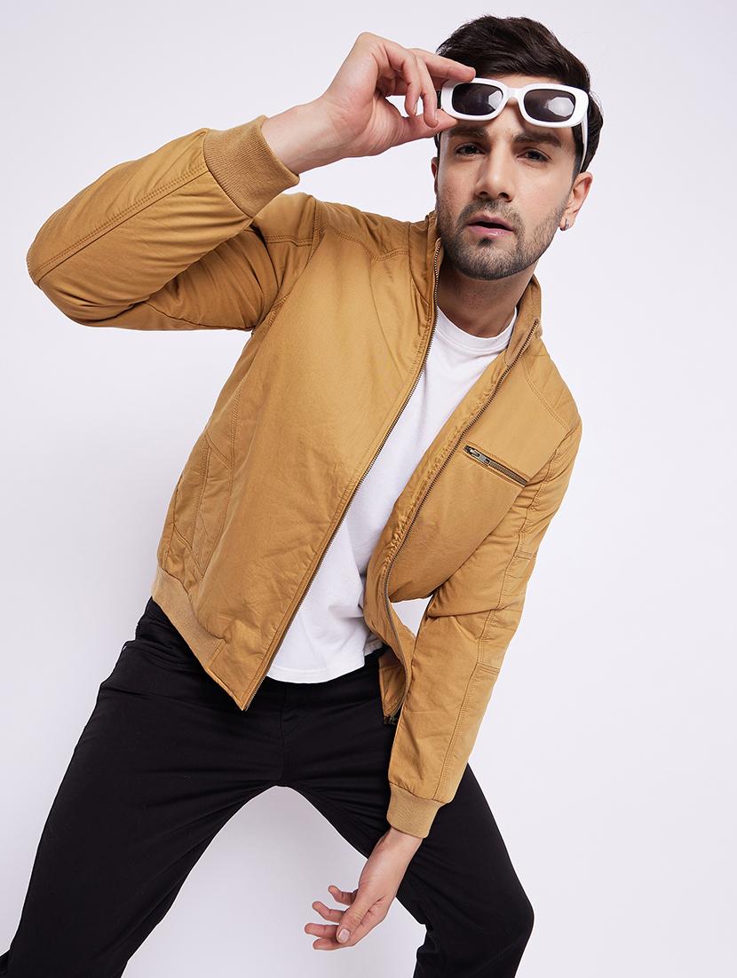 men long sleeve solid casual jacket - 21523603 - Standard Image - 5