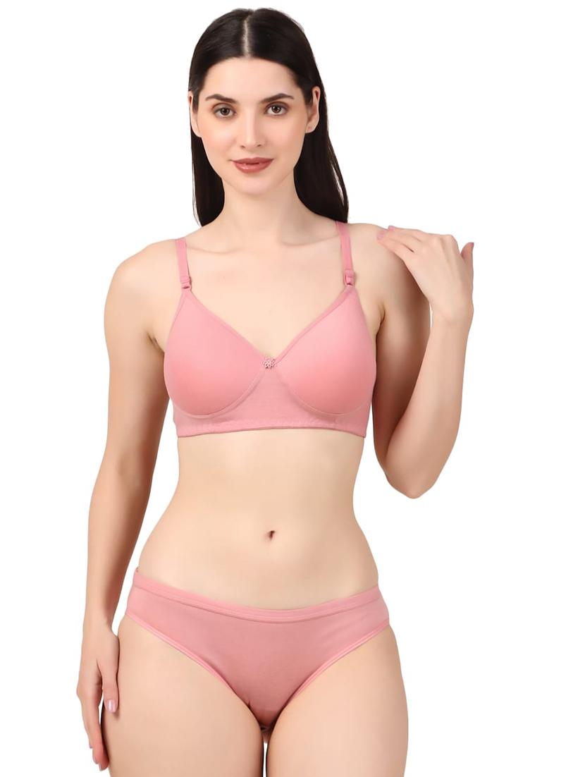 women solid bras and panty set - 21523934 - Zoom Image - 0
