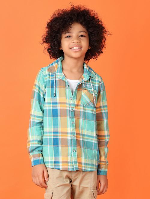 green twill shirt - 21524113 -  Standard Image - 0
