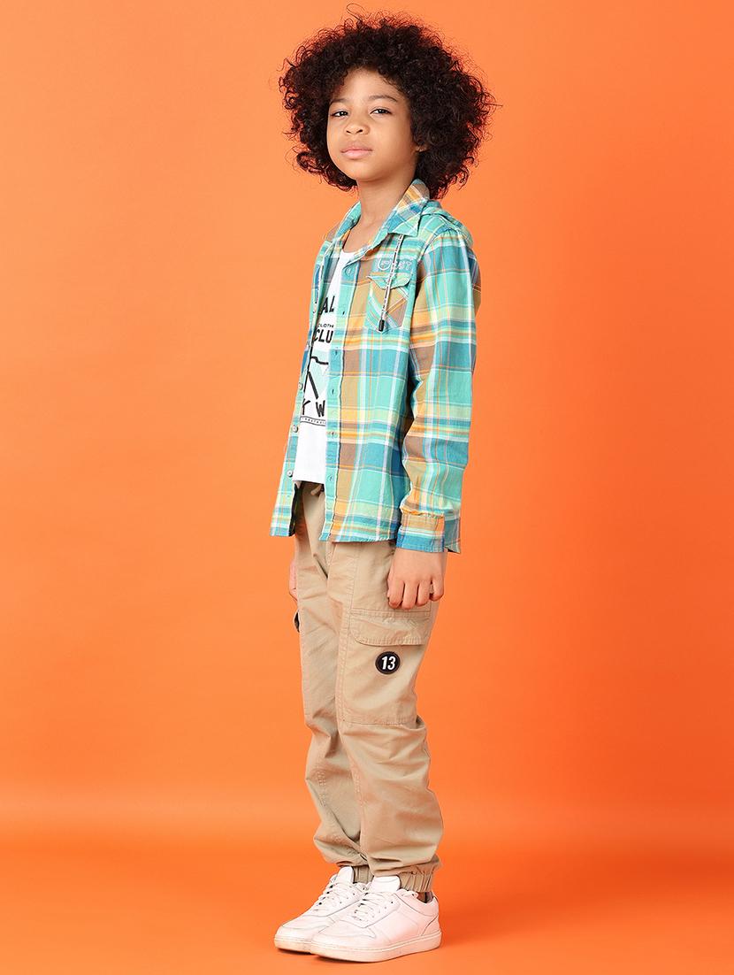 green twill shirt - 21524113 - Standard Image - 5
