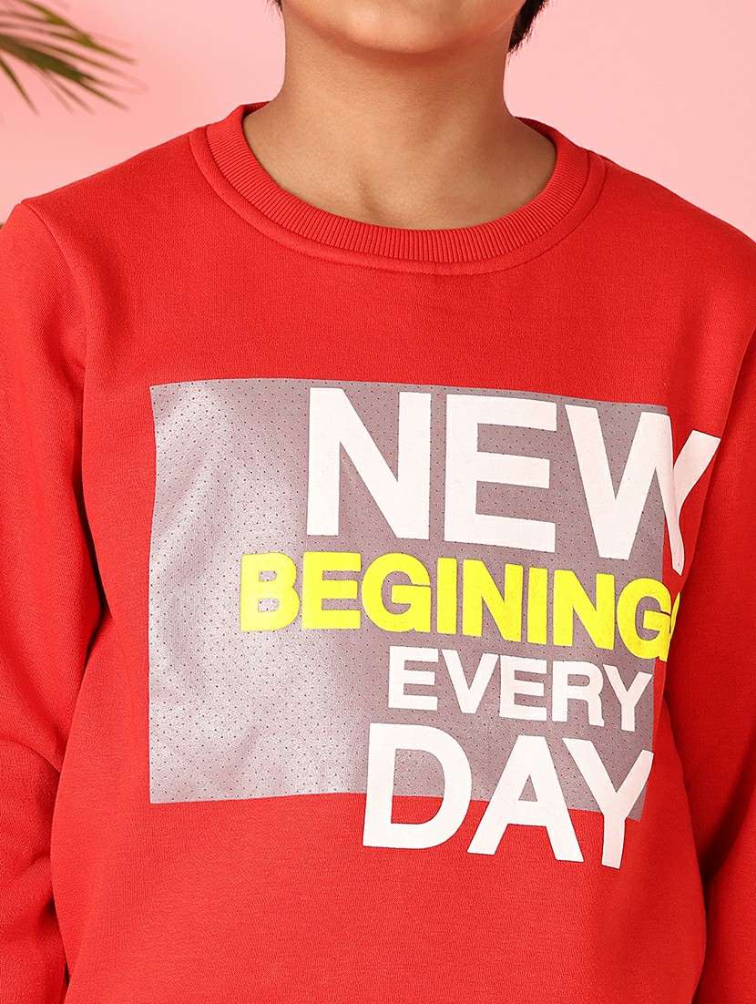 boys plain long sleeve sweatshirt - 21524114 -  Standard Image - 5