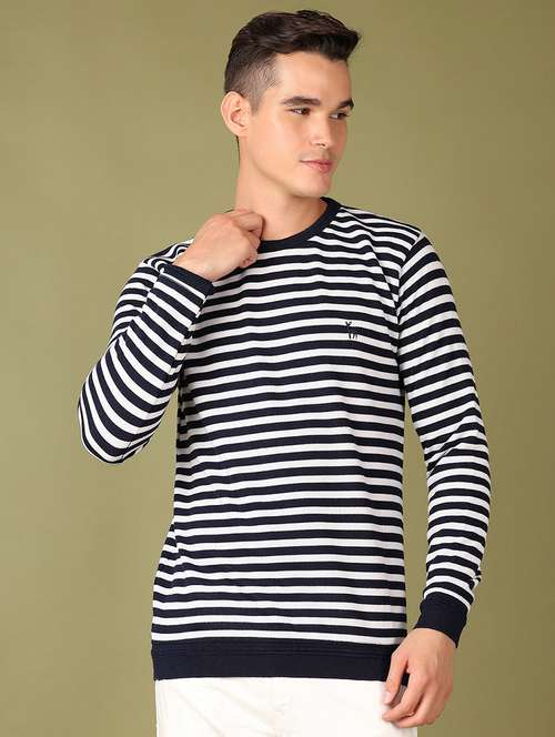 men self design round neck pullover - 21524123 -  Standard Image - 0