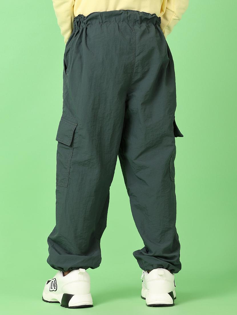 boys mid rise solid cargo - 21524170 - Standard Image - 3