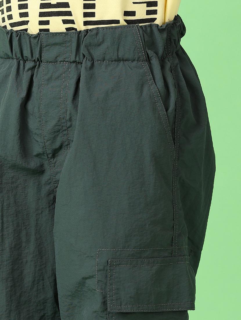 boys mid rise solid cargo - 21524170 - Standard Image - 5