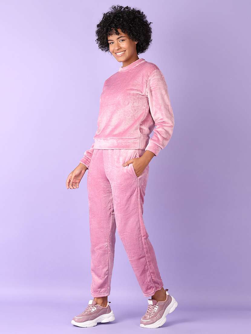 women solid long sleeve sweatshirt - 21524278 - Standard Image - 5