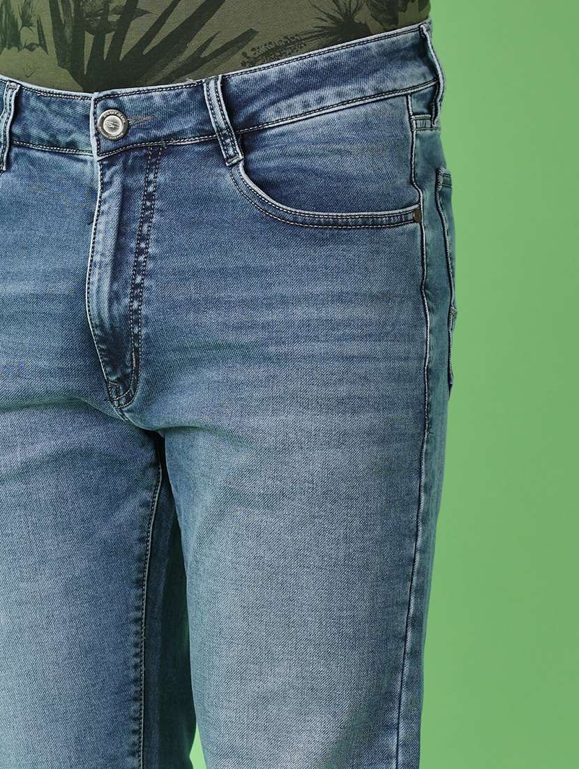 men mid rise plain jeans - 21524351 -  Standard Image - 5