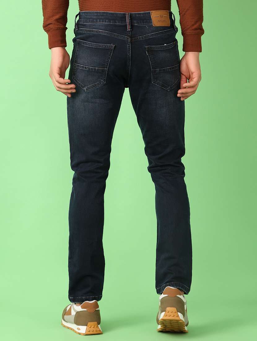 men mid rise plain jeans - 21524393 -  Standard Image - 3