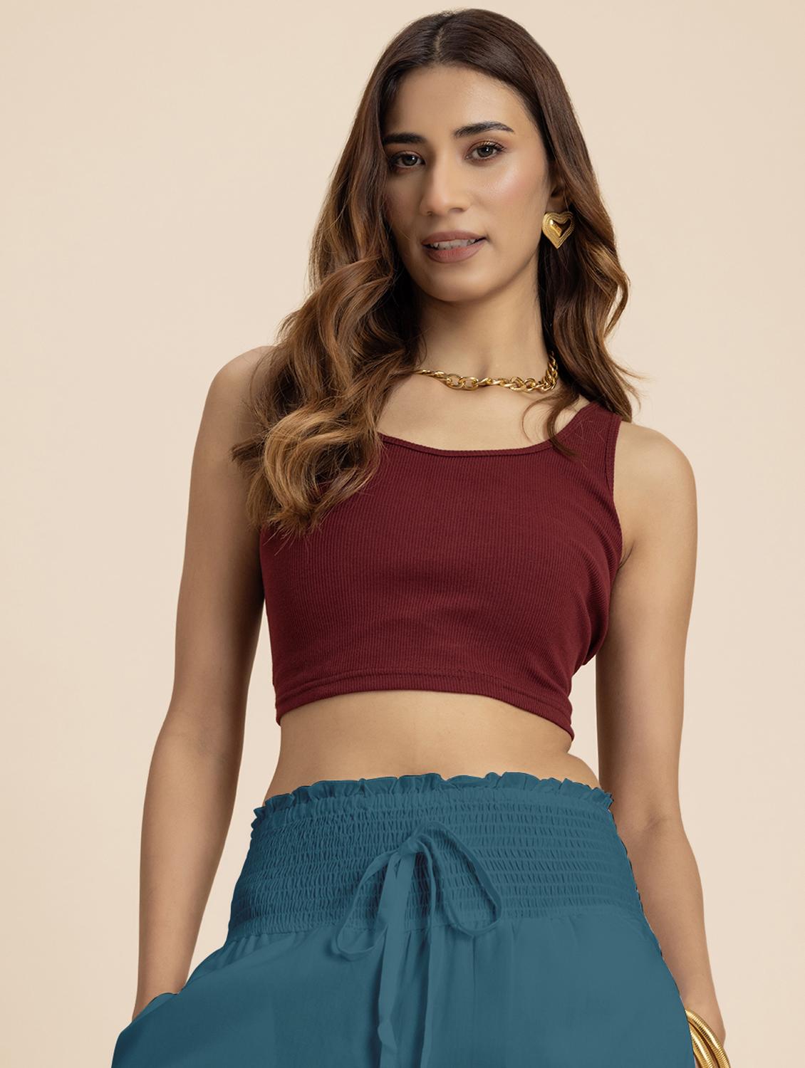 women teal rayon wide leg trouser - 21524810 - Standard Image - 3
