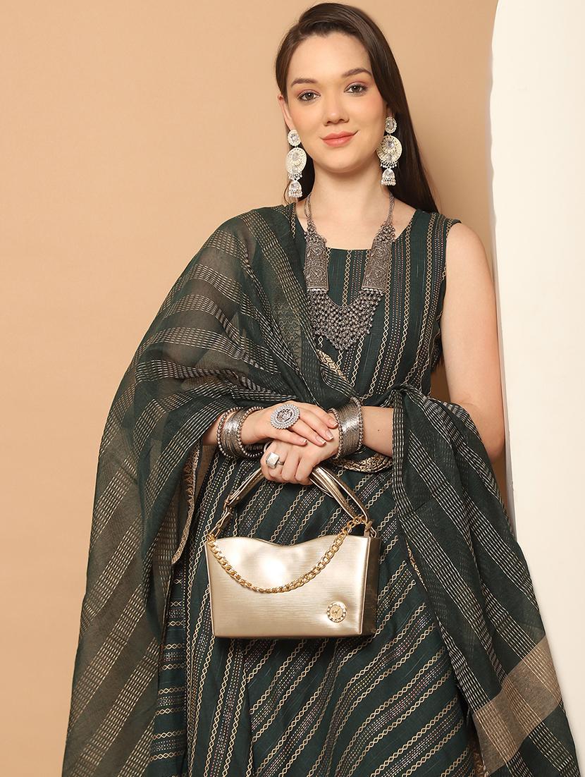 women printed sleeveless kurta palazzo set - 21525001 - Standard Image - 3