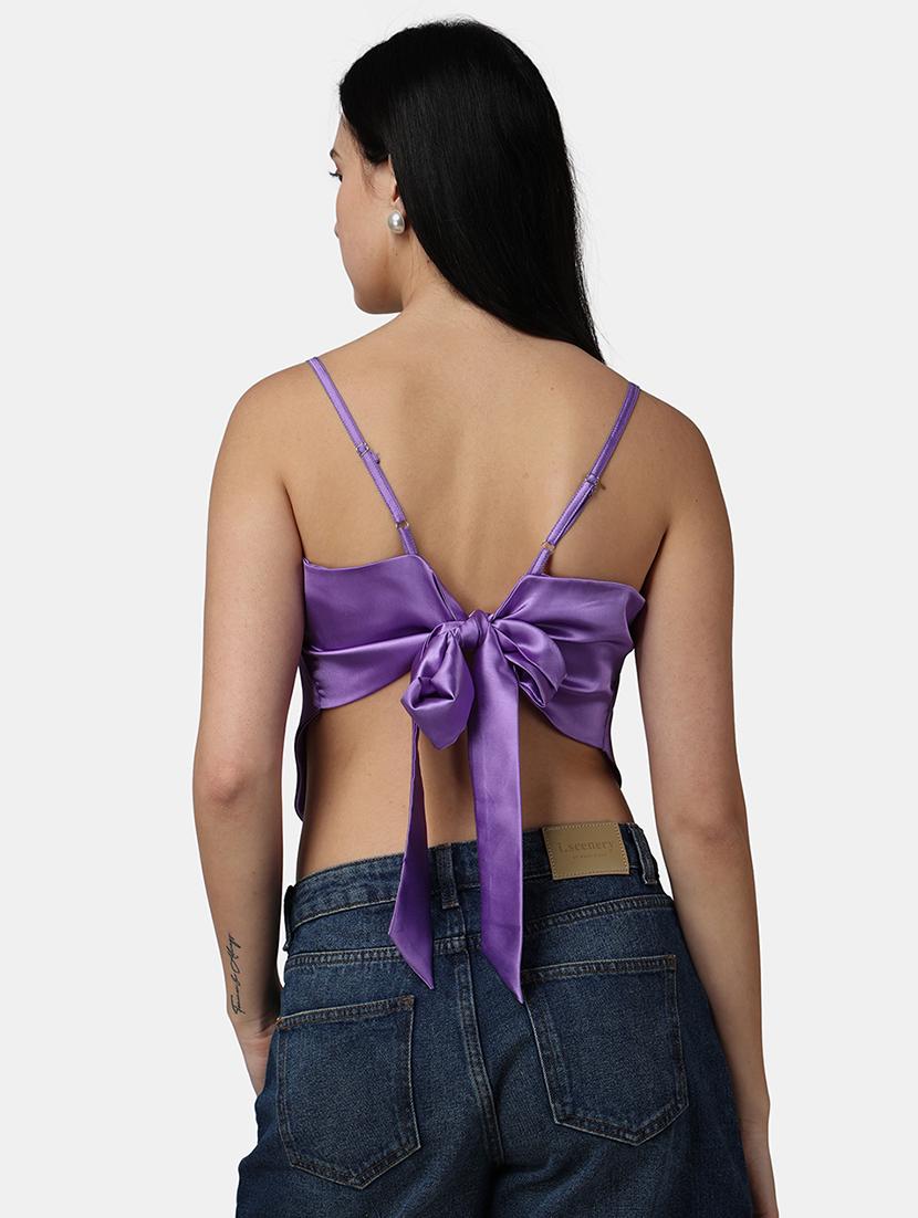 women solid sleeveless asymmetric top - 21525119 - Standard Image - 3