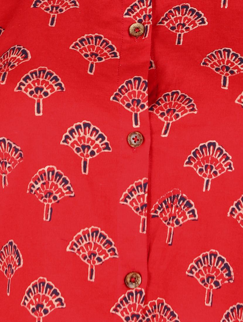 women printed collared short sleeves shirt - 21525758 - Standard Image - 5