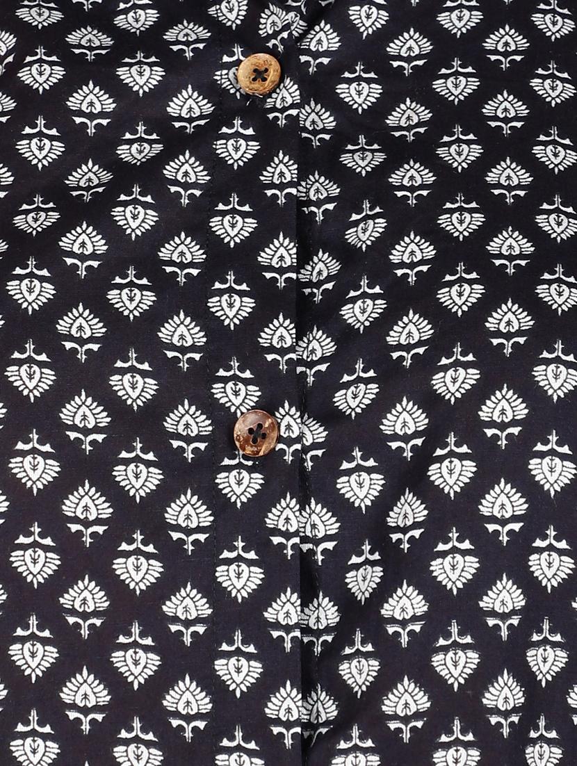 women printed collared short sleeves shirt - 21525760 - Standard Image - 5