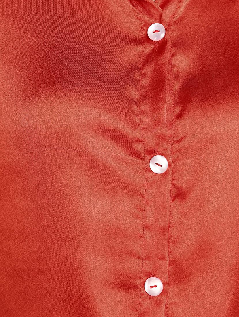 women satin regular solid shirt - 21525792 - Standard Image - 5