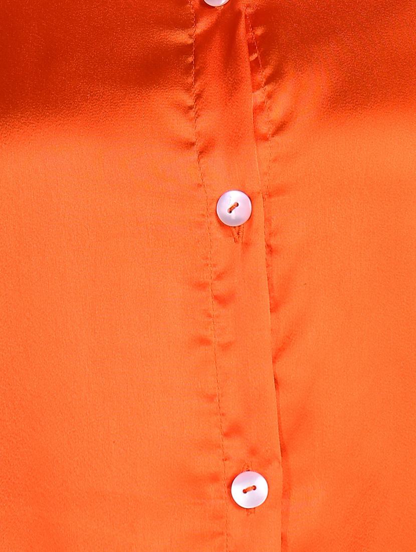 women solid collared long sleeves shirt - 21525793 - Standard Image - 5