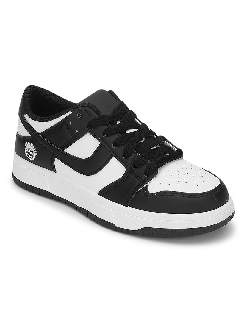 women black color block lace-up sneaker - 21526650 - Zoom Image - 0