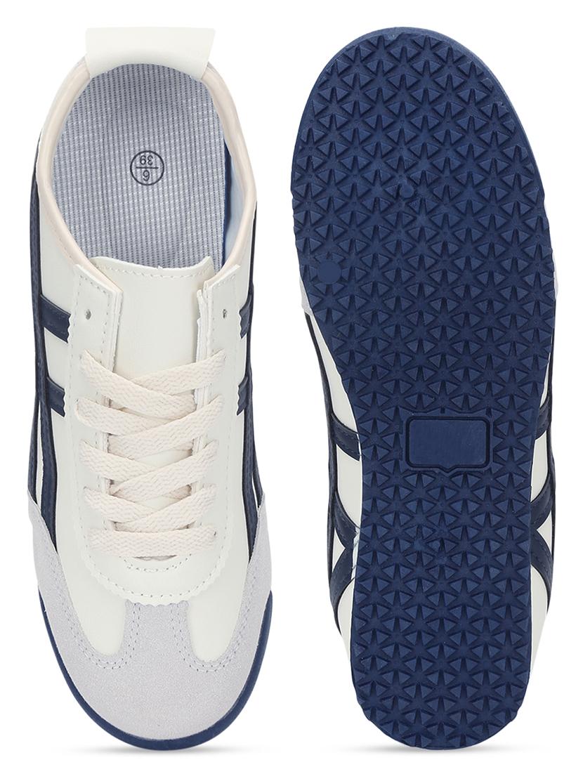 women white lace-up sneaker - 21526653 - Standard Image - 5