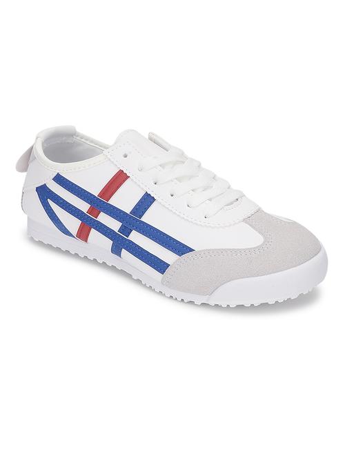 women white lace-up sneaker - 21526655 -  Standard Image - 0