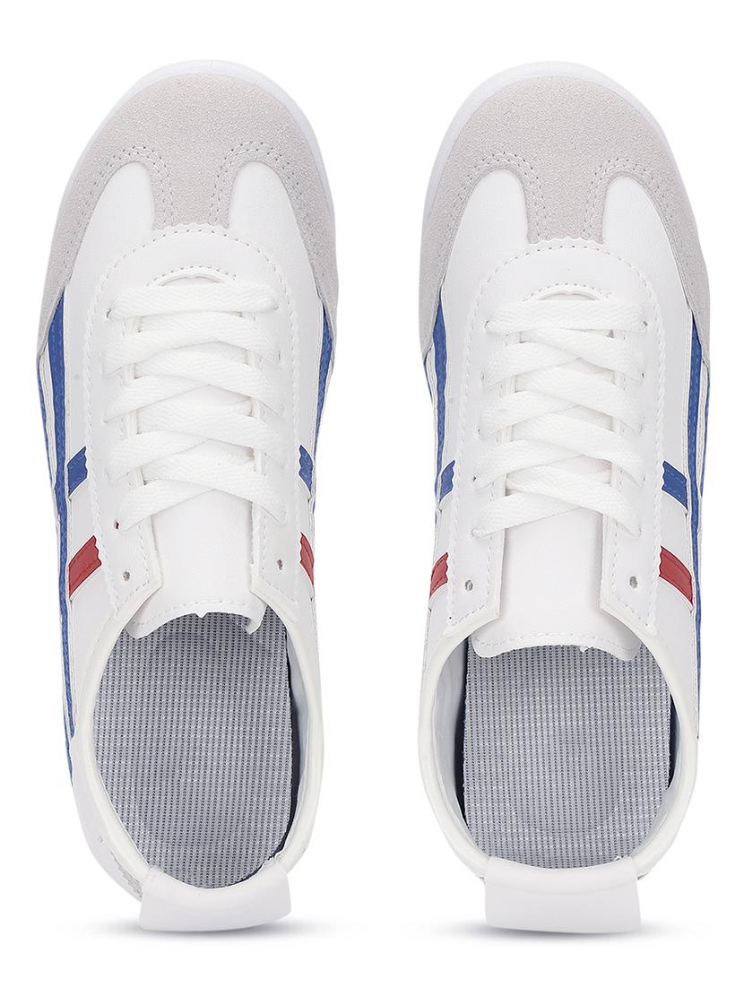 women white lace-up sneaker - 21526655 - Standard Image - 5