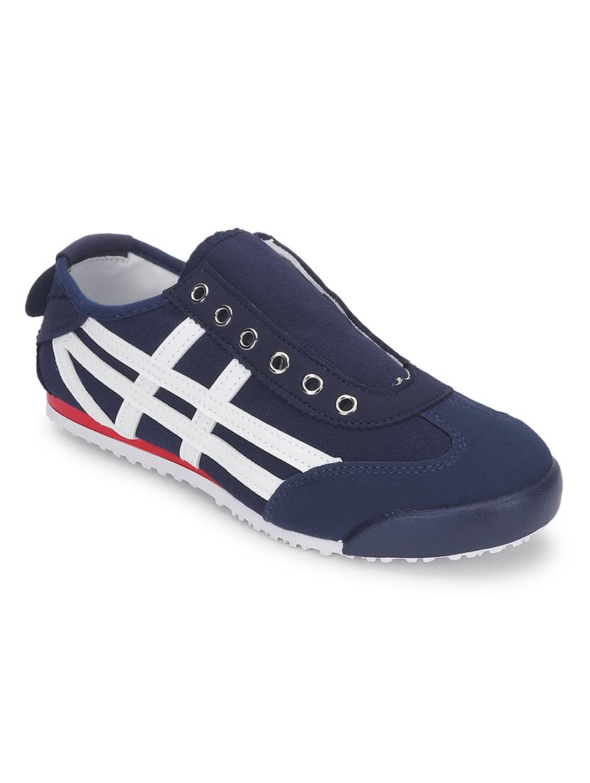 women navy blue lace-up sneaker - 21526657 -  Zoom Image - 0