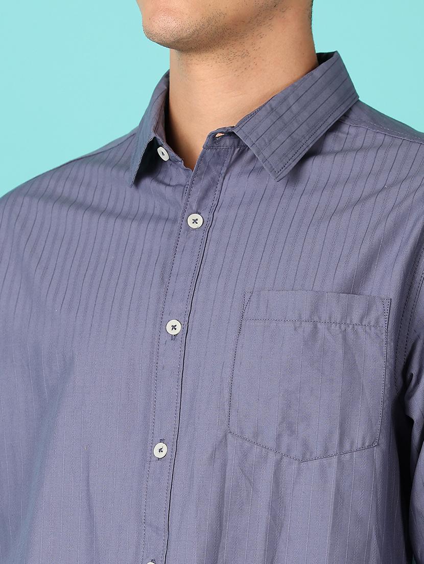 men self design long sleeve casual shirt - 21527308 - Standard Image - 5