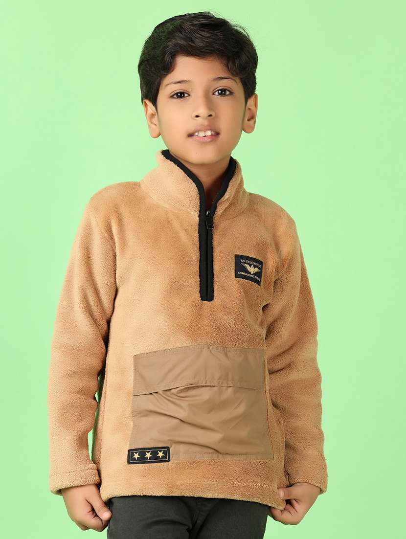 boys printed long sleeve sweatshirt