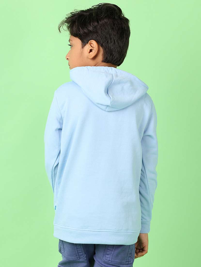 boys printed long sleeve hooded sweatshirt - 21527350 -  Standard Image - 3