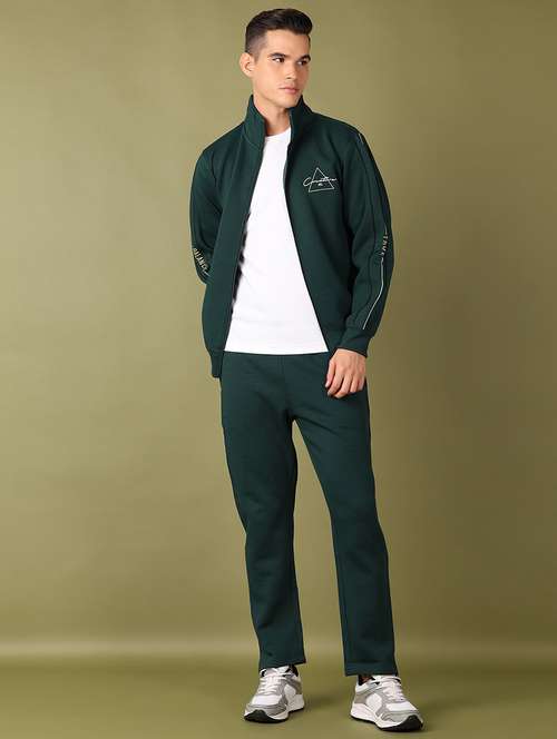 men solid track pant full length track suit - 21527357 -  Standard Image - 0