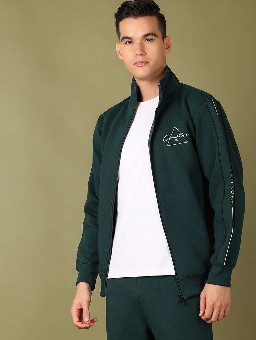 men solid track pant full length track suit - 21527357 -  Standard Image - 3