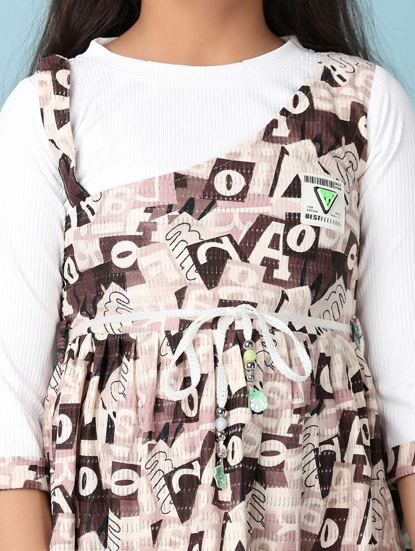 girls printed cotton a-line dress - 21527395 -  Standard Image - 5