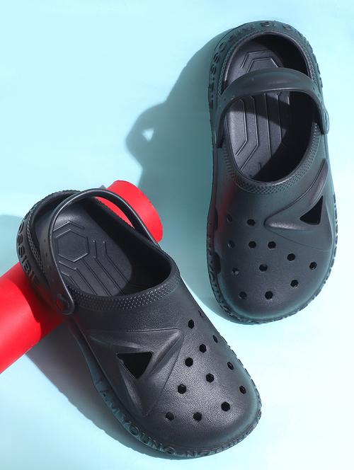 women black solid clogs - 21527828 - Standard Image - 0