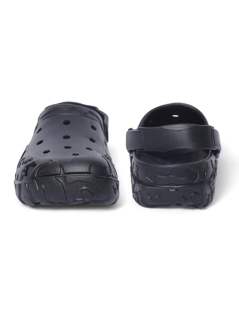 women black solid clogs - 21527834 - Standard Image - 3