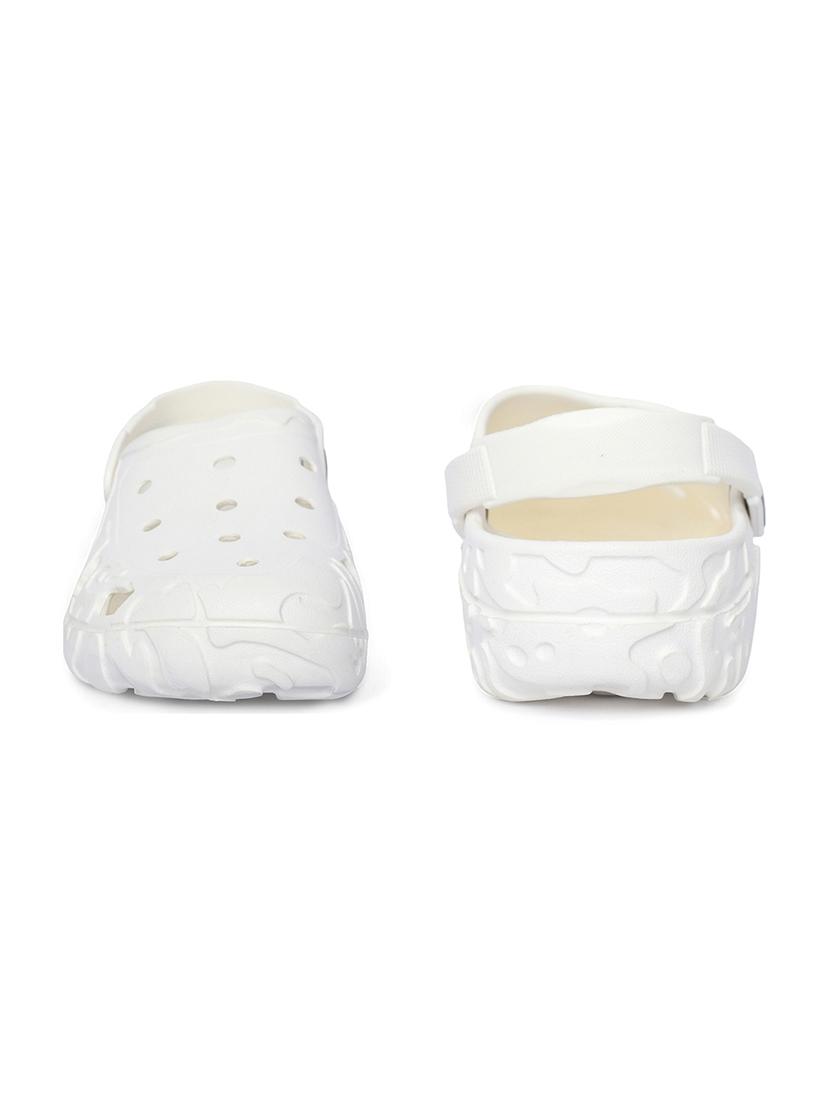 women white solid clogs - 21527835 - Standard Image - 3