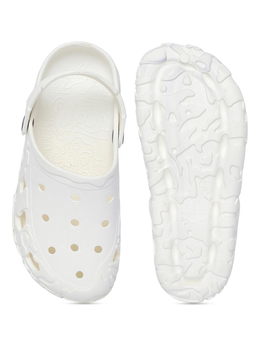 women white solid clogs - 21527835 - Standard Image - 5