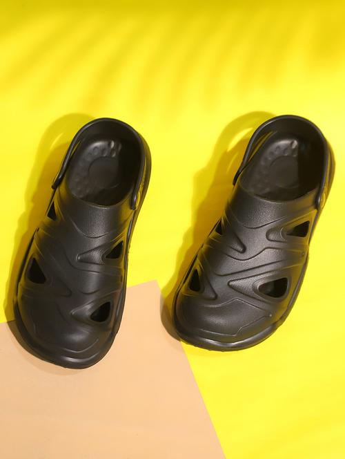 women black solid clogs - 21527836 - Standard Image - 0