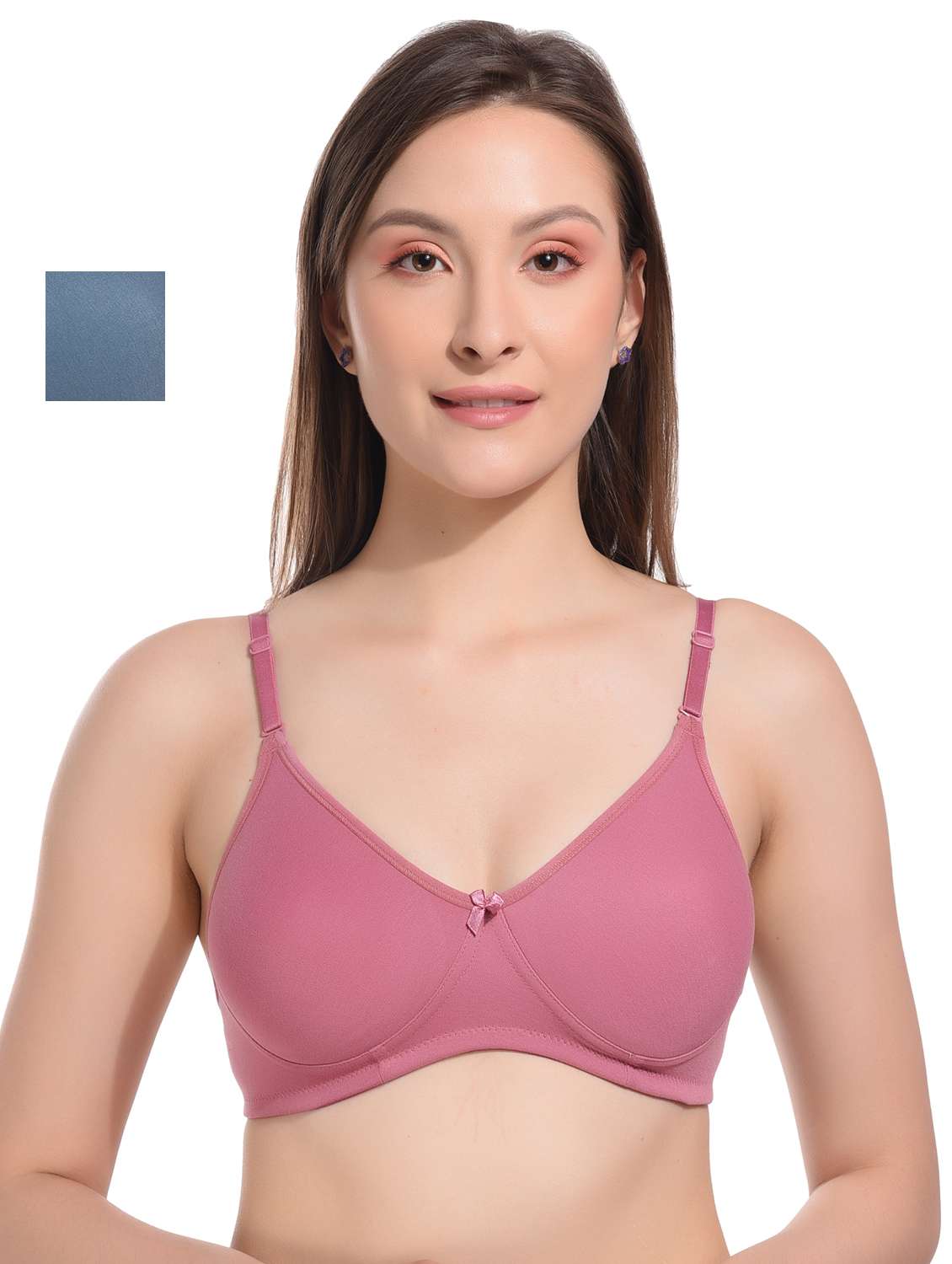 pack of 2 cotton t-shirt bra