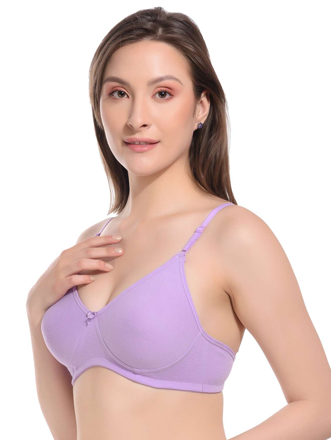 pack of 2 cotton t-shirt bra - 21527982 -  Standard Image - 5