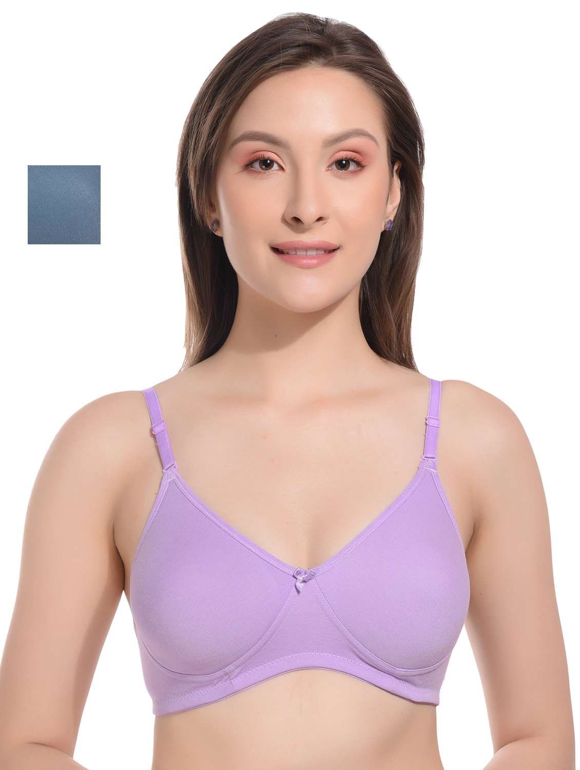 pack of 2 cotton t-shirt bra
