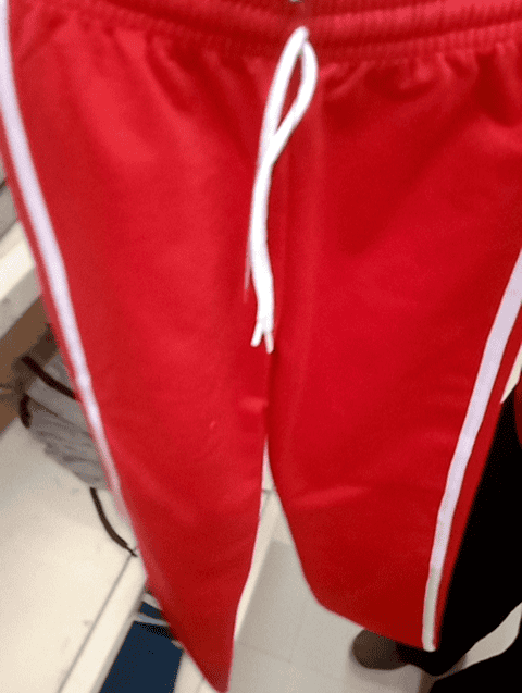 red spun fleece trouser - 21528126 - Standard Image - 0