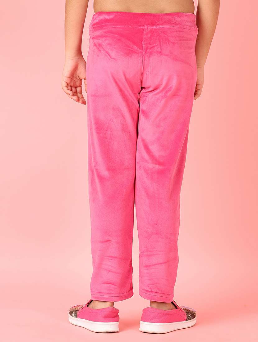 girls pink solid pyjama - 21528143 -  Standard Image - 3