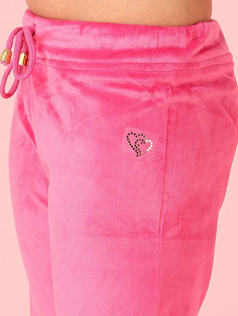girls pink solid pyjama - 21528143 -  Standard Image - 5