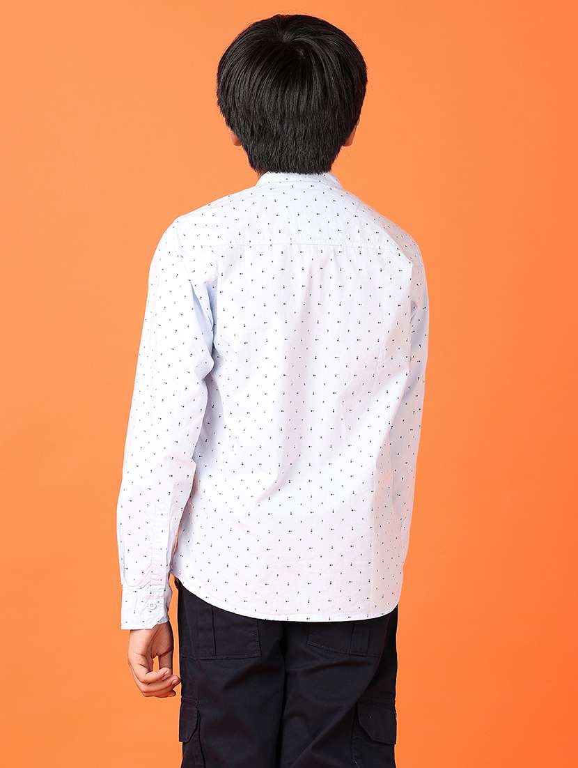boys printed long sleeve casual shirt - 21528191 -  Standard Image - 3