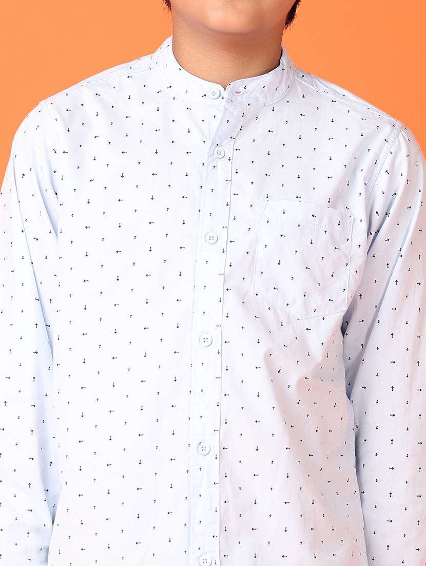 boys printed long sleeve casual shirt - 21528191 -  Standard Image - 5