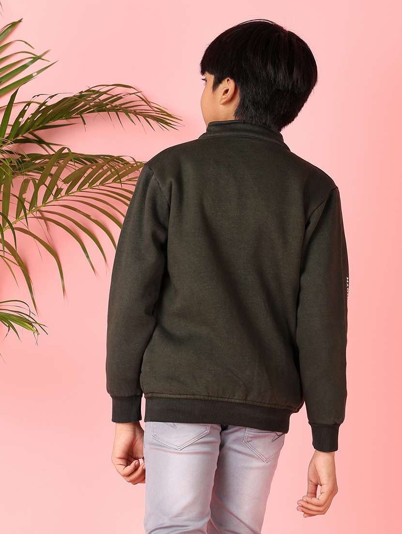 boys typographic long sleeve bomber jacket - 21528199 -  Standard Image - 3