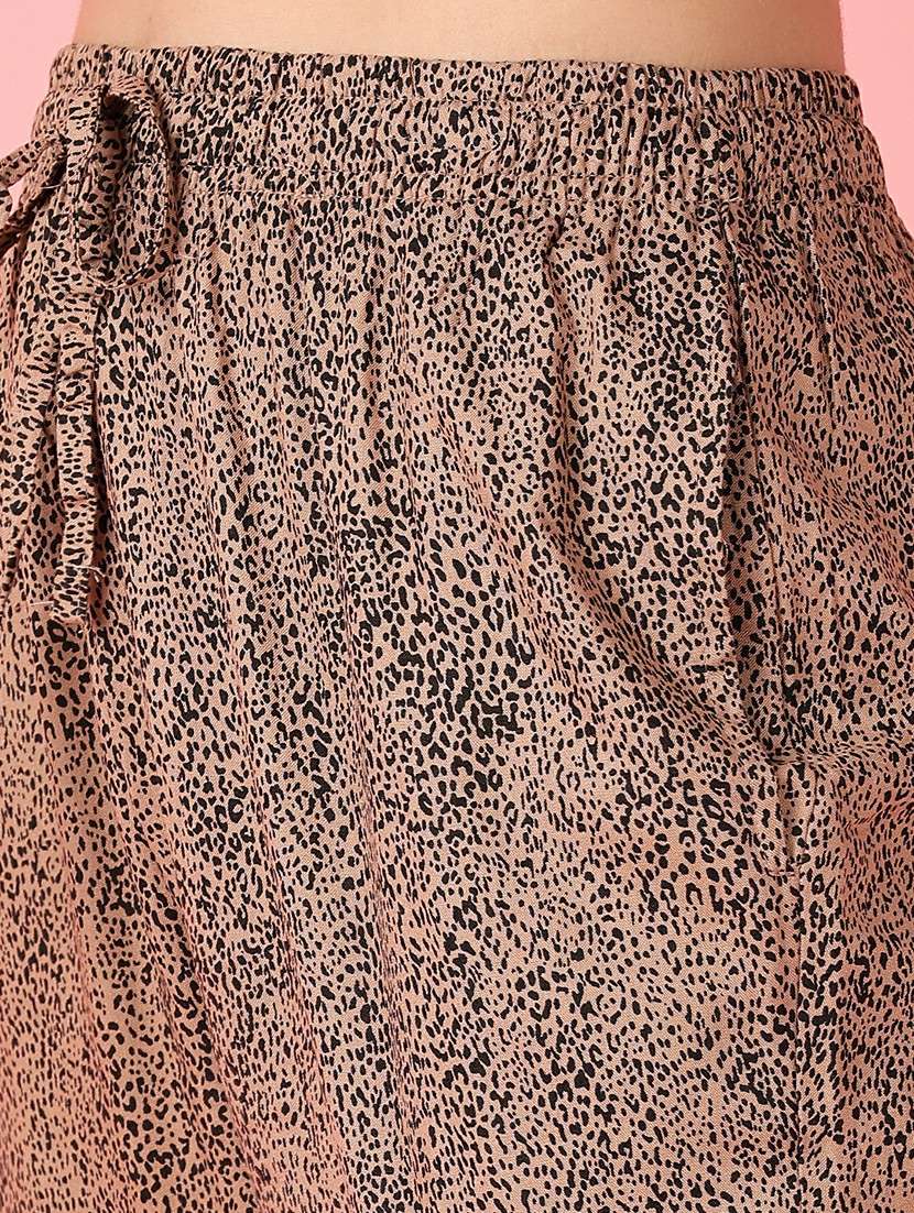 women beige printed pajamas - 21528378 -  Standard Image - 5