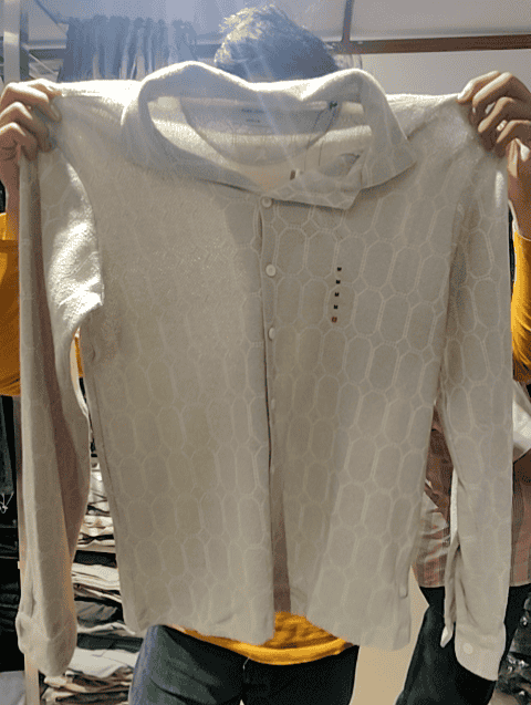 assorted fancy fabric tshirt - 21528427 - Standard Image - 0